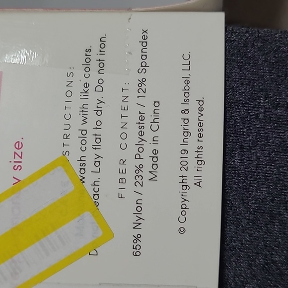 Isabel Maternity Stretchy Seamless Belly Tights NWT - Picture 5 of 5